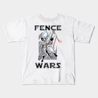 Fechten Fechter Fence Wars Kids T-Shirt